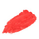 Swatch of coral dawn, creamy texture. Vibrant, tangerine shade. 