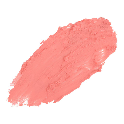 Swatch of peony petal, creamy texture. Light, delicate pink shade. 
