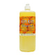 Kin Kin Naturals Eco Dishwash Liquid Tangerine & Mandarin 1050ml in a yellow bottle with an orange label, front view on a plain white background