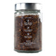 Right side 150g jar Kintra Foods Roasted Dandelion Blend, showing brewing instructions.