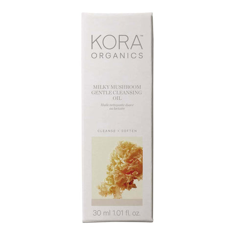 Box of 30ml milky mushroom gentle cleansing oil. 