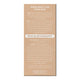 A beige product box with black text detailing the usage, caution, and ingredients of tinted sunscreen.