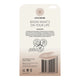 The back of a Little Urchin lip product card on a white background, showing the ingredients, icons, and barcode.