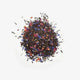 Love Tea Earl Grey Loose Leaf Tea leaves, blend of Ceylon black tea, floral petals, and bergamot essential oil.