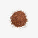 Love Tea Rooibos Loose Leaf Tea 100g, a small pile of dried red brown rooibos, overhead on a plain white background, clear product photo
