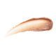 Luk Beautifood Lip Nourish Chai Shimmer 3g swatch, a creamy smear of peachy tan shimmer lip colour, close up on a plain white background