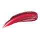 Luk Beautifood Lip Nourish Cranberry Citrus 3g swatch, a creamy smear of deep crimson raspberry lip colour, close up on a plain white background