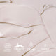 Close-up swatch of intense repair body cream. Thick and creamy, absorbs well. vegan friendly, cruelty free, COSMOS organic eco cert. 