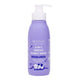 MooGoo Mini Moo 2-in-1 Gentle Bubbly Wash soap and fragrance wash in a light purple bottle with a white pump dispenser, shown against a plain white background.