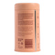 Morning Made Chai Latte Original Blend 300g peach tin turned to show the back with small print and a barcode on a plain white background