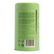 Morning Made Matcha Latte Mango Blend 300g green tin turned to show the back with small print and a barcode on a plain white background