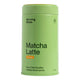 Morning Made Matcha Latte Mango Blend 300g in a green tin with an orange Mango label, front view on a plain white background, clear product photo