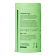 Morning Made Matcha Latte Vanilla Blend green tin turned to show the back with Clean Energy and How To wording on a plain white background