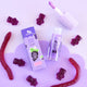 5ml tube of No Nasties Kids Natural Lip Gloss in Gummy Grape flavour, plant-based and naturally flavoured.