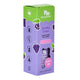 Side view of No Nasties Gummy Grape scented kids nail polish packaging on a white background.