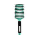 No Nasties Slick Kids Detangler Brush in Aqua colour, with a curved, solid head that has flexibility to untangle knots.