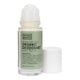 Noosa Basics Roll On Deodorant Lemon Myrtle 50ml in a clear roll-on bottle with a green label and its white cap beside it on a plain white background