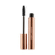 Nude By Nature Absolute Volumising Mascara 01 Black 8ml in a rose gold tube with its wand beside it, front view on a plain white background