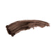 Nude By Nature Absolute Volumising Mascara 02 Brown swatch, a thick stroke of dark brown mascara, close up on a plain white background