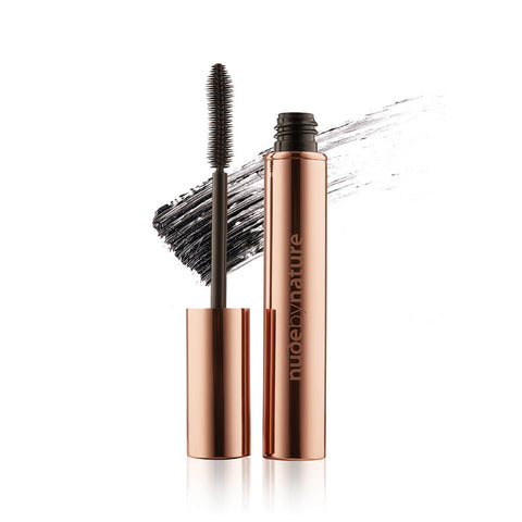 black mascara in rose gold 