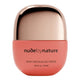 Nude by Nature Dewy Serum Blush Drops in a 15ml container with rose gold cap. Peach colour.