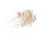Nude By Nature Translucent Loose Finish Powder 01 Natural swatch, a soft smear of pale translucent powder, close up on a plain white background
