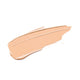 Nude By Nature Perfecting Concealer 02 Porcelain Beige swatch, a smooth swipe of pale pinkish beige concealer, close up on a plain white background