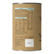 Side of 450g container Nutra Organics Collagen Joints + Bones, showing ingredients and nutrition information.