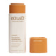 Oceanly Light Coverage Foundation Caramel 12g, an open cream stick tube with its orange brown cap beside it on white, clear product photo