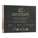 Box of Sanctum body care products on a white background.