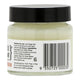 Jar of skincare product with label and barcode on a white background