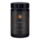 Black container of Shen tonic herb blend with gold text on a white background