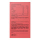 Back of box of creatine monohydrate sachets with nutritional information and ingredients 