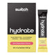 Switch Nutrition hydrate supplement package with a single sachet on a white background.