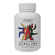 Jar of Synergy Natural 100% Organic Spirulina 200 tablets, natural superfood packed with nutrients.