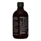 The Beauty Chef Antioxidant Boost 500ml dark glass bottle turned to show the back label with a nutrition table on a plain white background