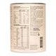 Back of body collagen vanilla container, with nutrition information. Made with organic ingredients.