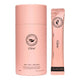 Pink container with 10 sachets of Glow daily fermented supernutrient powder.