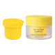 A jar of Jojoba Intense Moisture Balm by The Jojoba Company next to its separate yellow refill jar, shown on a clean white background.