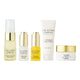 Set of skincare products from The Jojoba Company on a white background