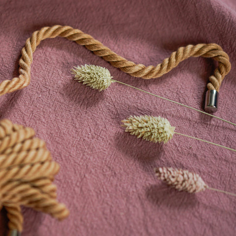 The Natural Love Company Kanuka Bondage Rope, a versatile play rope 5 metres in length.