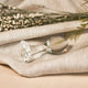 The Natural Love Company Litsea, a classic tear drop shaped butt plug made of glass.
