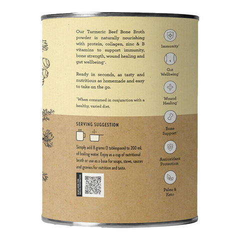 Nutra Organics Beef Bone Broth - Turmeric