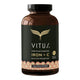 VITUS Wholefoods Iron + C vegan powder - 120g in a 100% recyclable plastic bottle on a white background