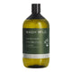 Wash Wild Laundry Liquid 1L in a green glass bottle with a black cap and a silver band, front view on a plain white background