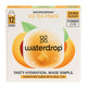 Box of Microdrink Ice Tea Peach with Waterdrop branding on a white background