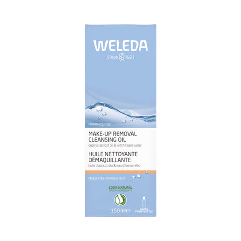 150ml box of Weleda Make-Up Removal Cleansing Oil.