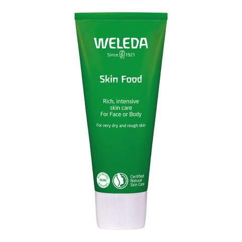 75ml aluminium tube Weleda Skin Food lotion for face or body.