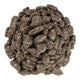 Pile of reddish-brown zazen Water Anti-Bacterial Stones on a white background.